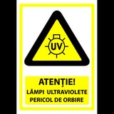 Semn pentru lampi ultraviolete